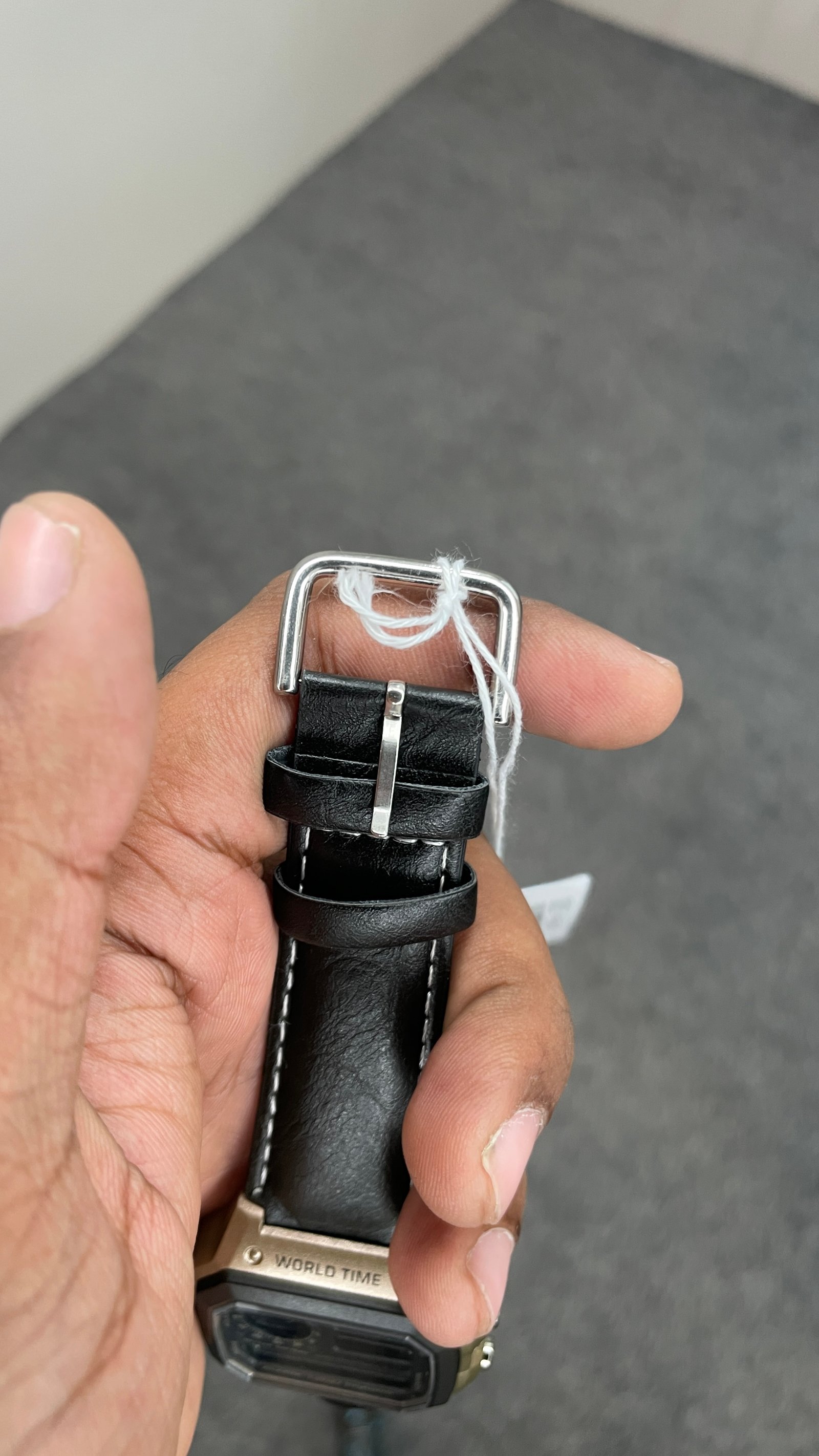 Casio AE 1200 leather Black Copper
