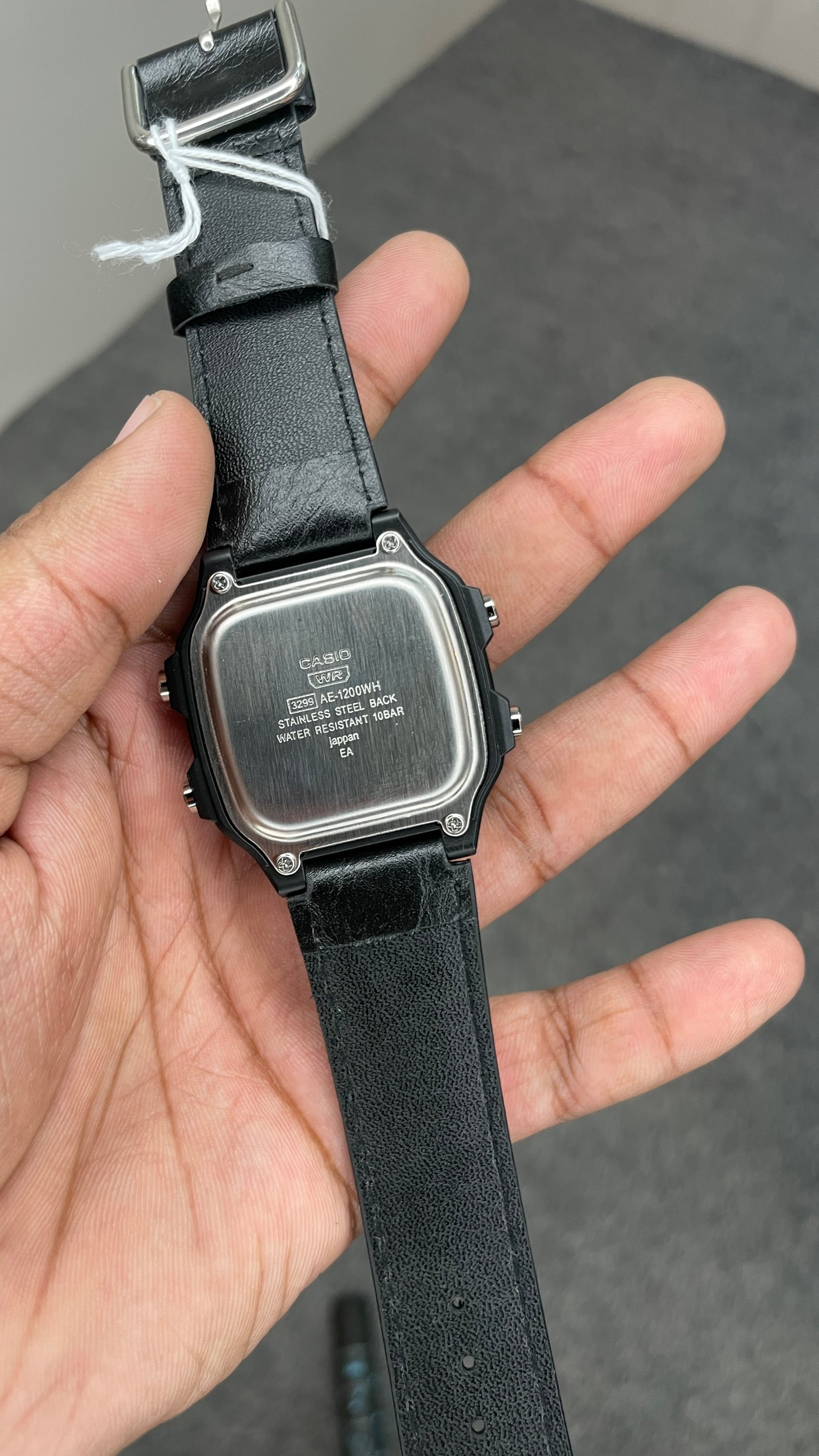 Casio AE 1200 leather Black