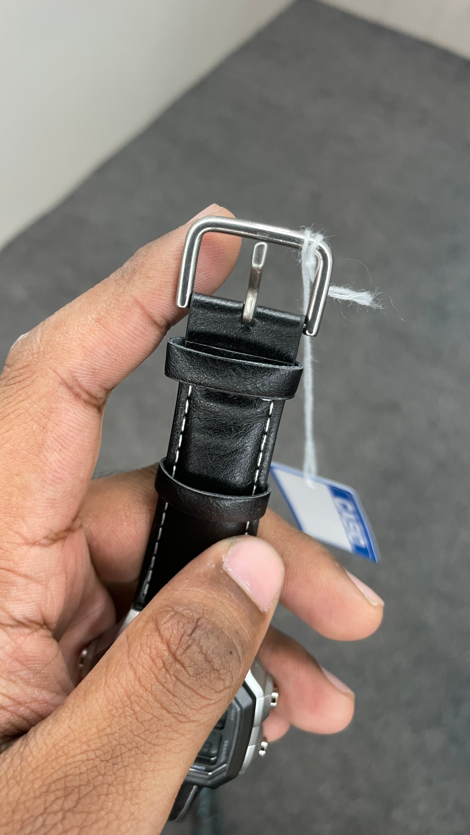 Casio AE 1200 leather Black Silver