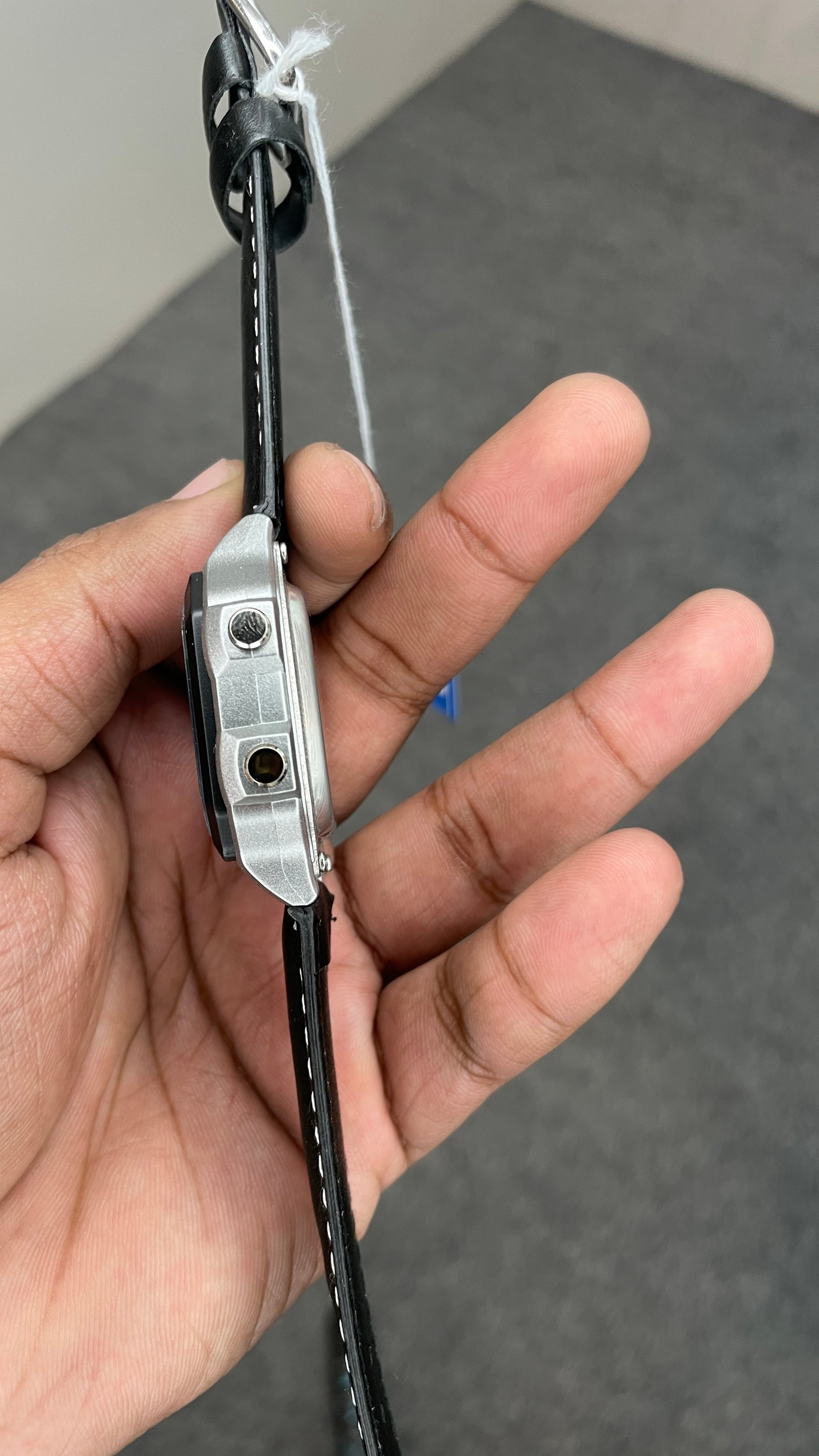 Casio AE 1200 leather Black Silver