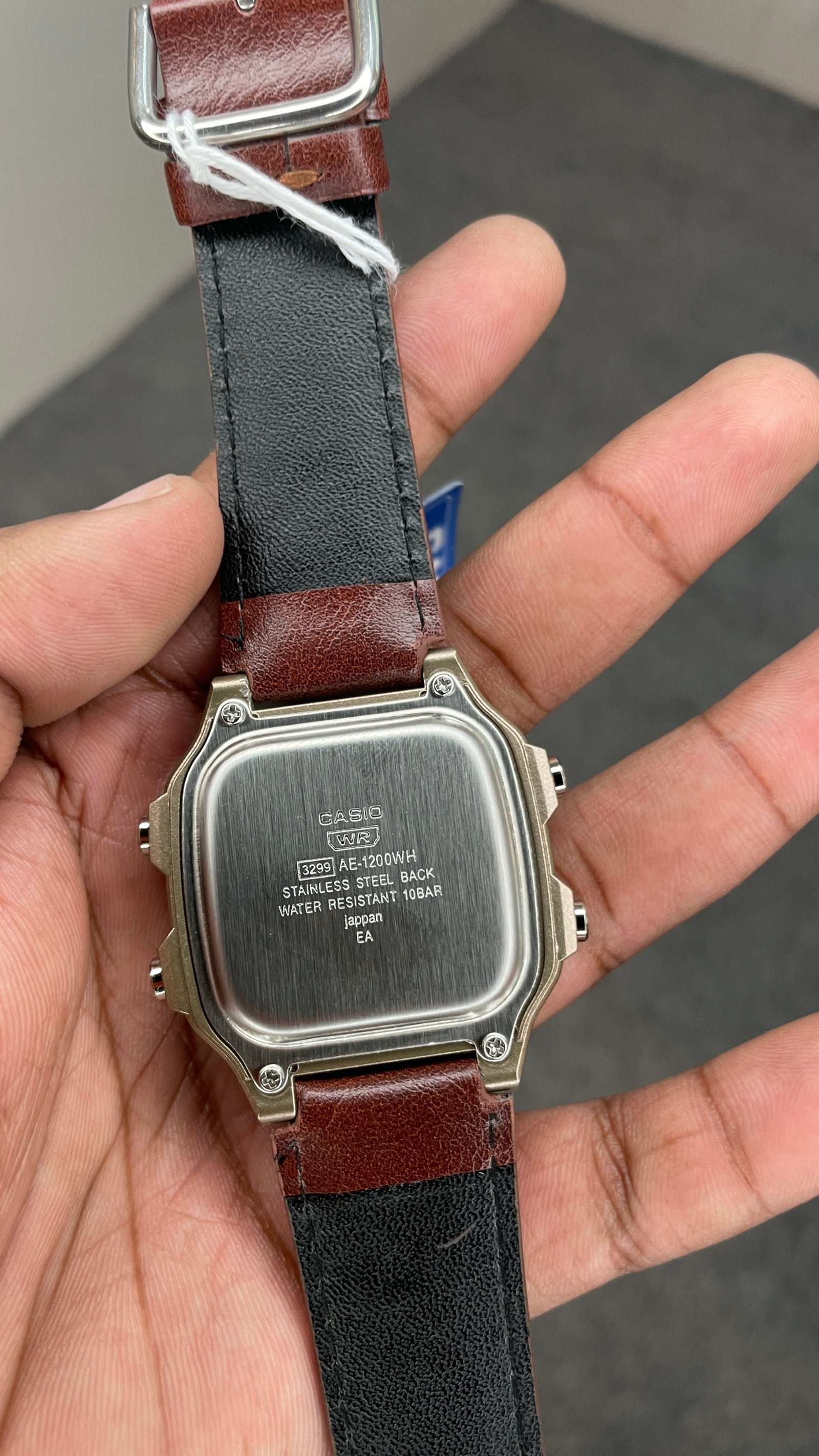 Casio AE 1200 leather Brown