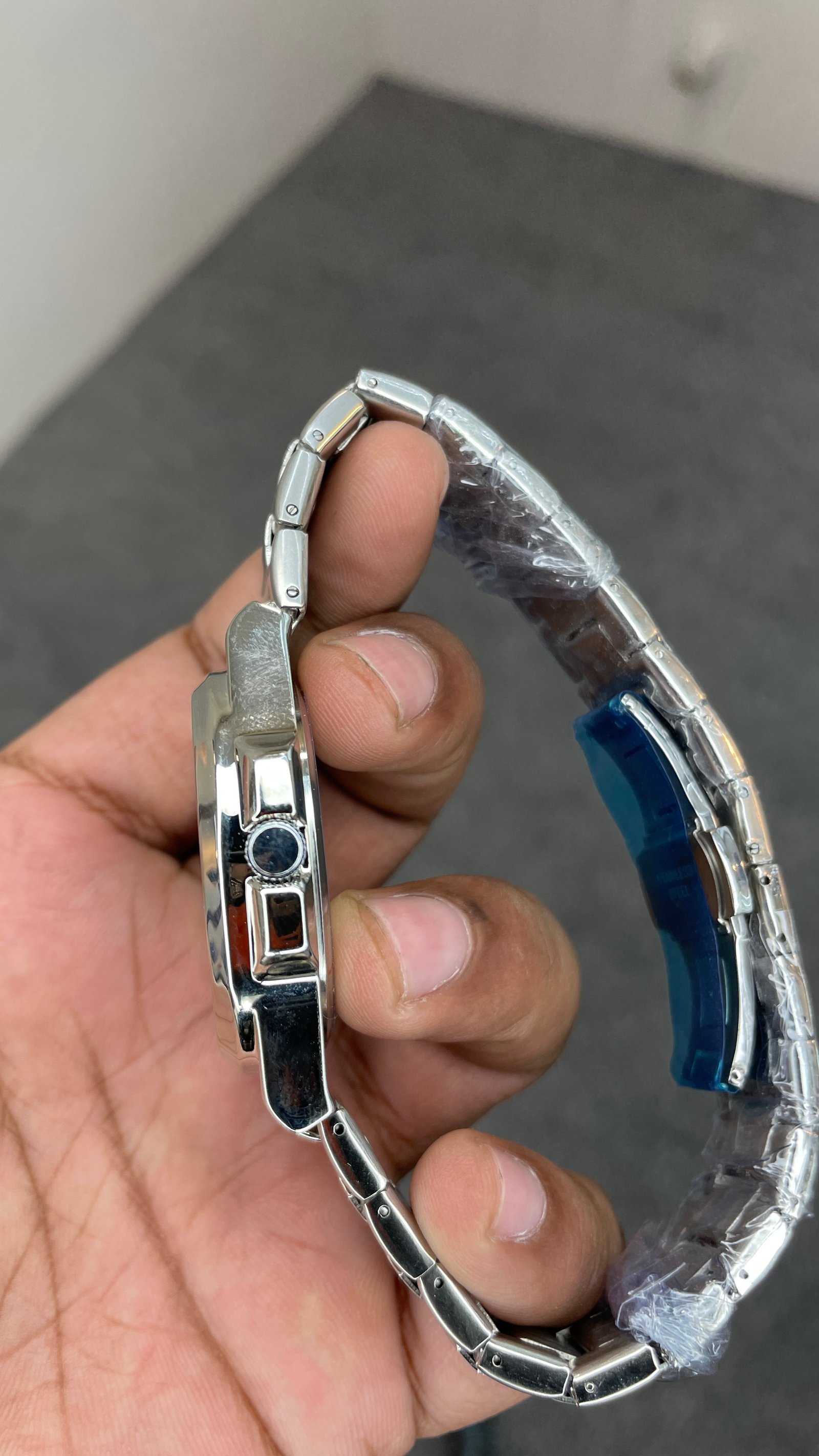 Patek P Silver Black