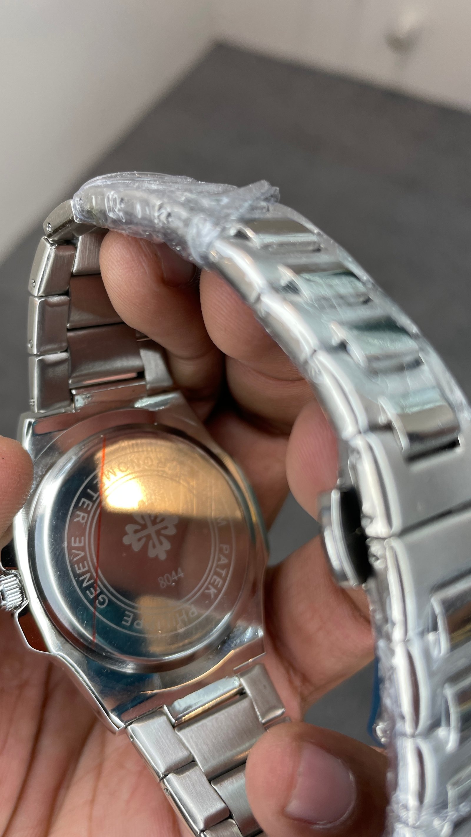 Patek P Silver Black