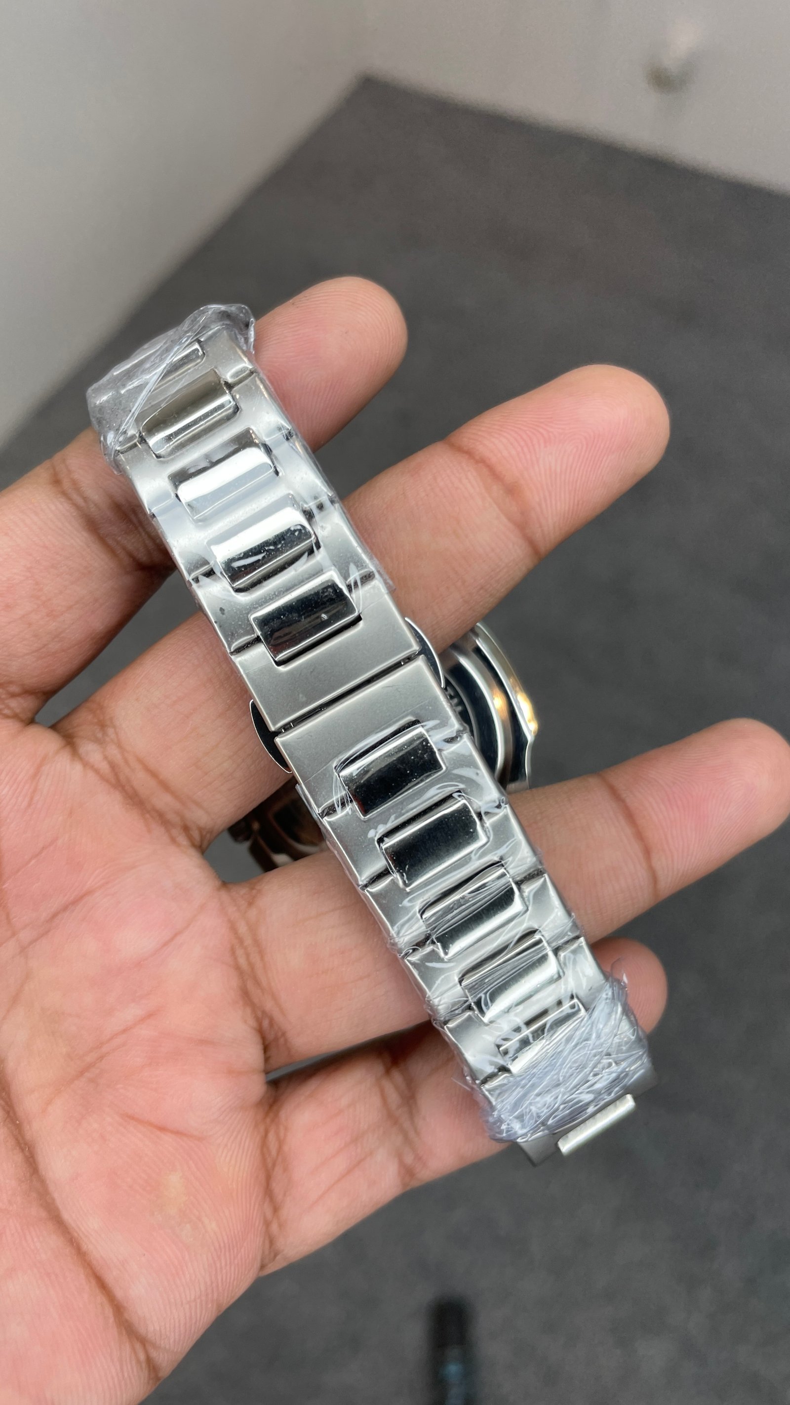 Patek P Silver Black