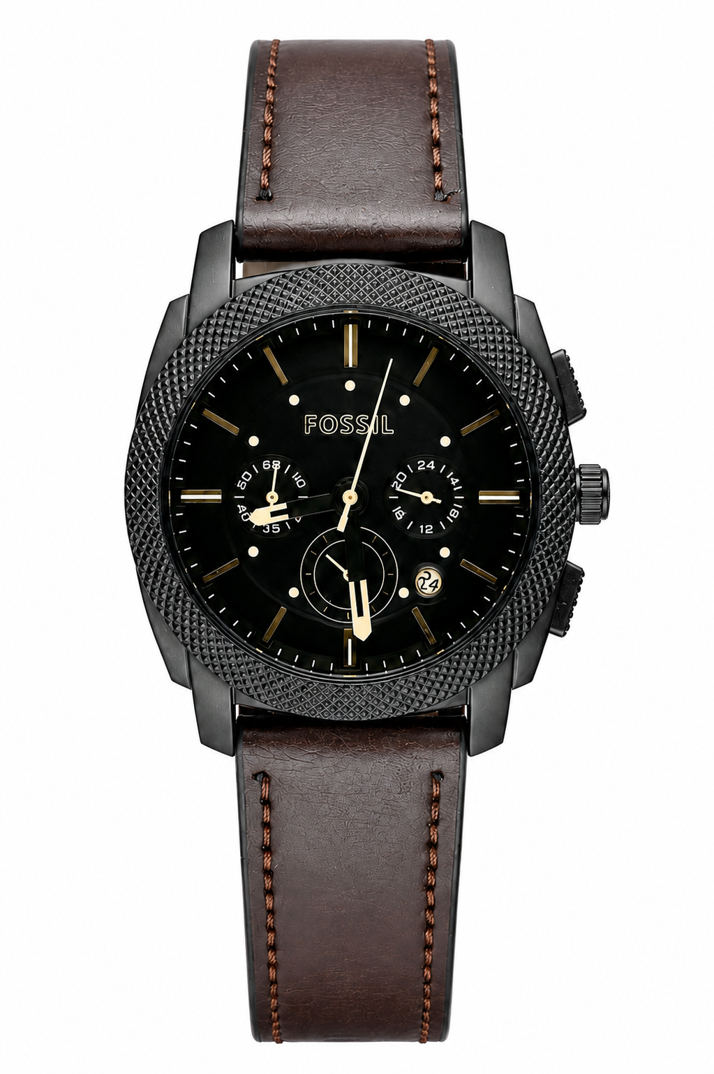 Fosssil Brown Leather Chronograph Working