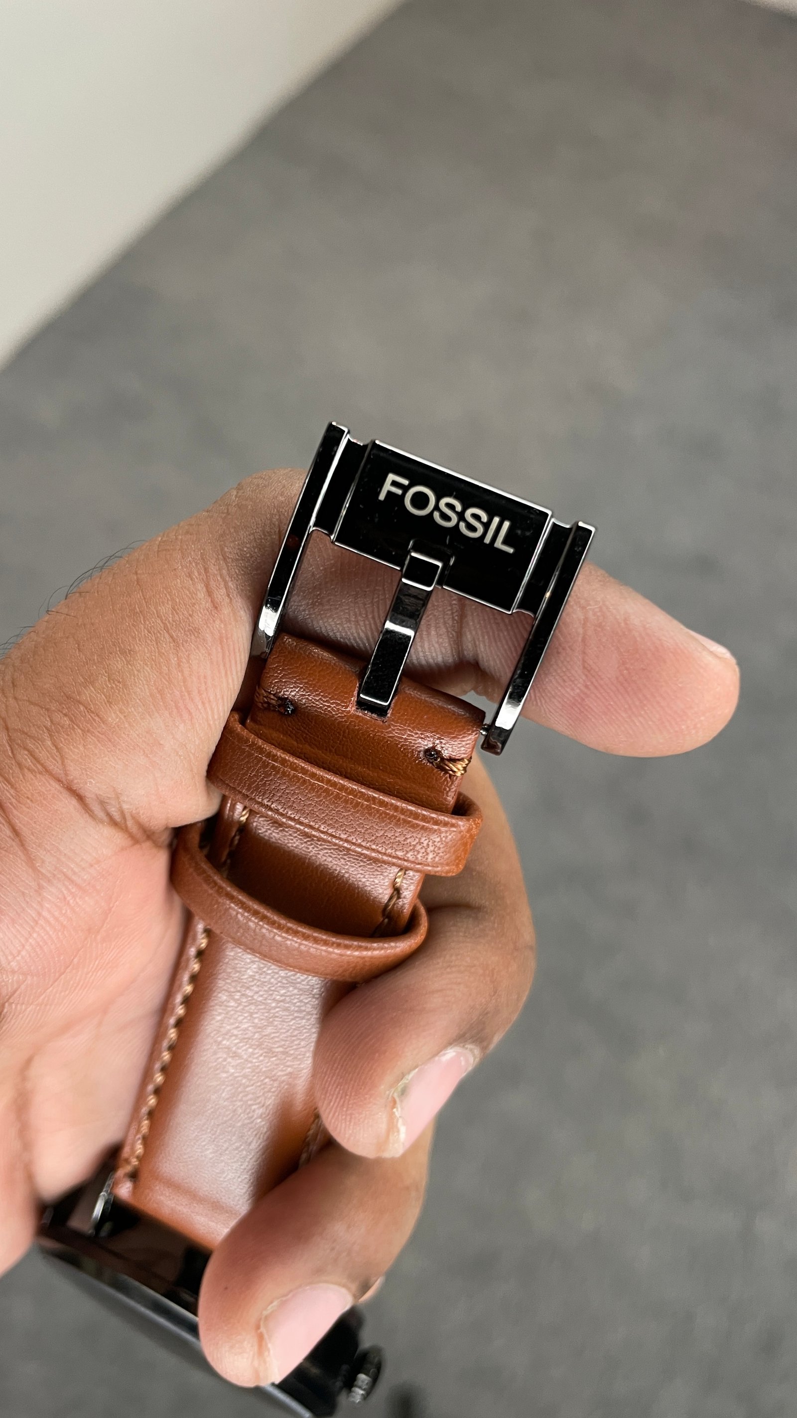 Fosssil Automatic Towns-Man Edition Tan Brown Leather