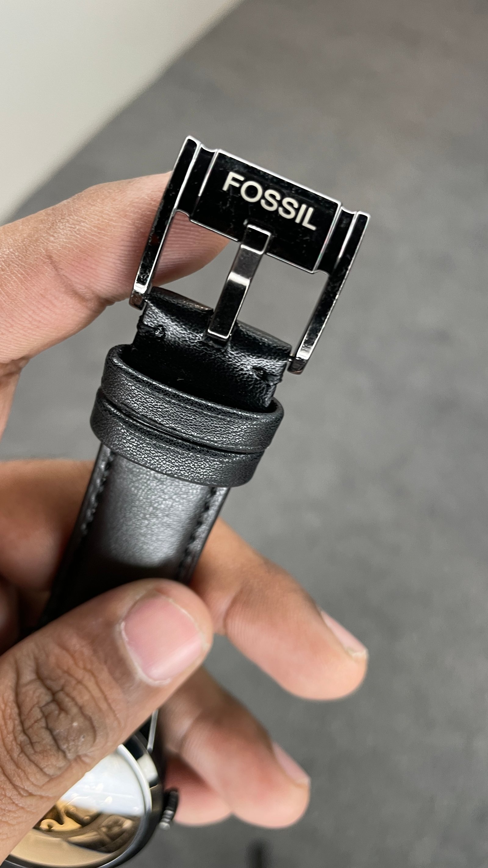 Fosssil Automatic Towns-Man Edition Black Leather
