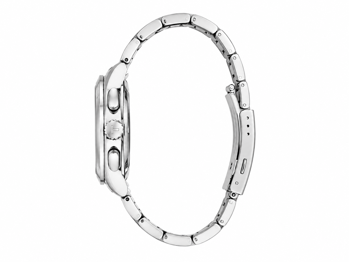 Tisssot Metal Regular Chronograph Working Silver Black Dial
