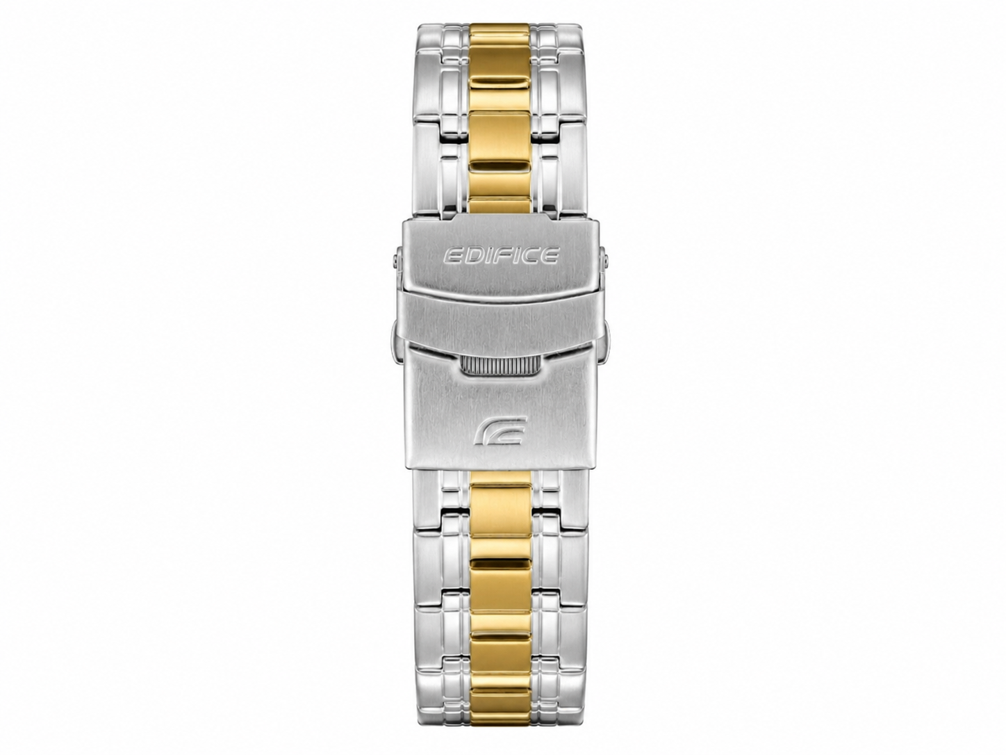 Edifice Chronograph Working Golden Silver Black Dial