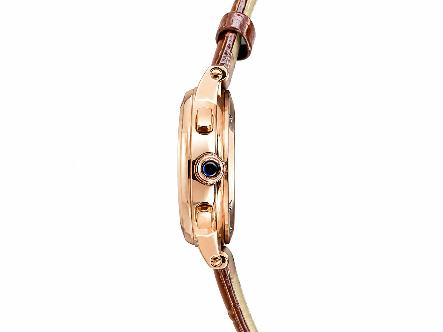 Cartier Automatic Arebic Dial Leather All Chrono Working