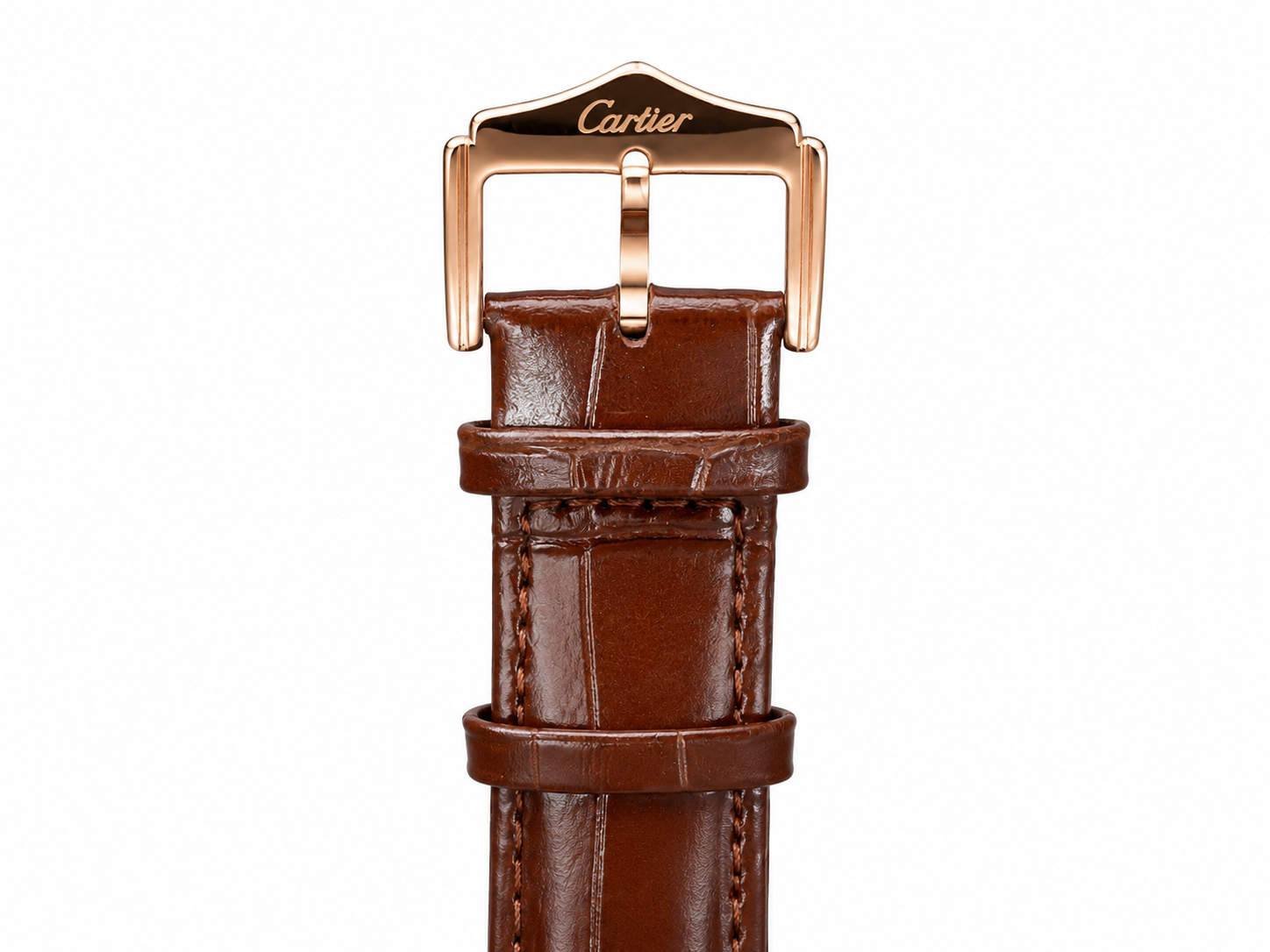 Cartier Automatic Arebic Dial Leather All Chrono Working