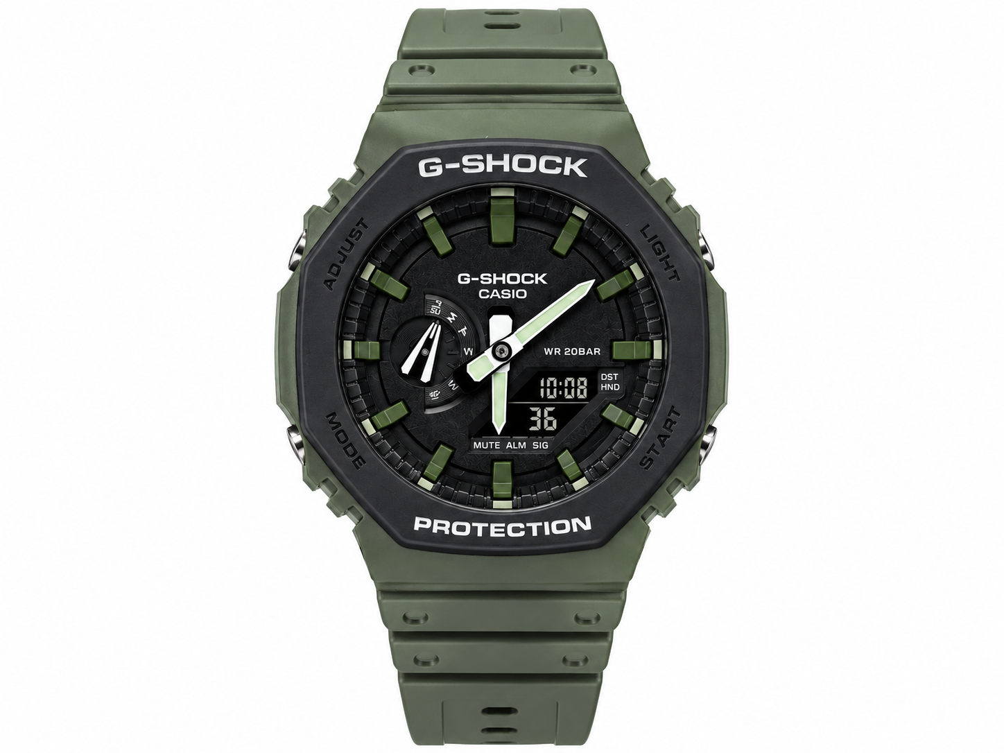 G-SHOCK BBGA-2100 Green Fiber Body