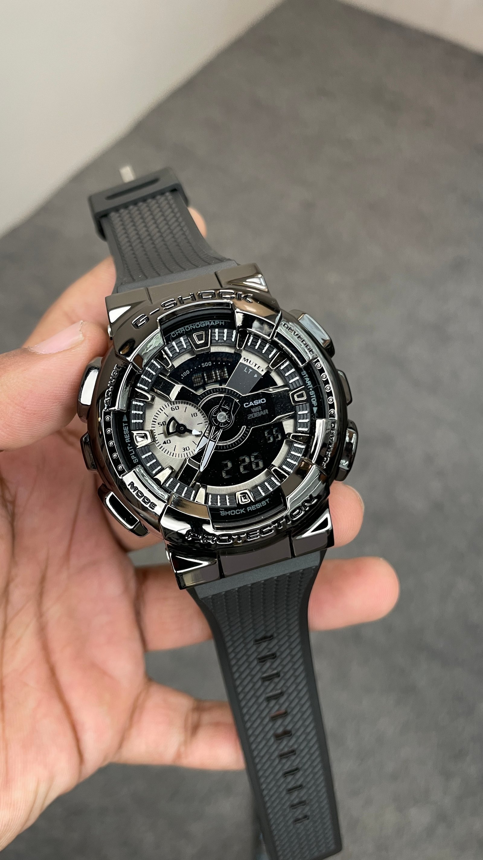 G-SHOCK BBGM-110 Black Metal Body