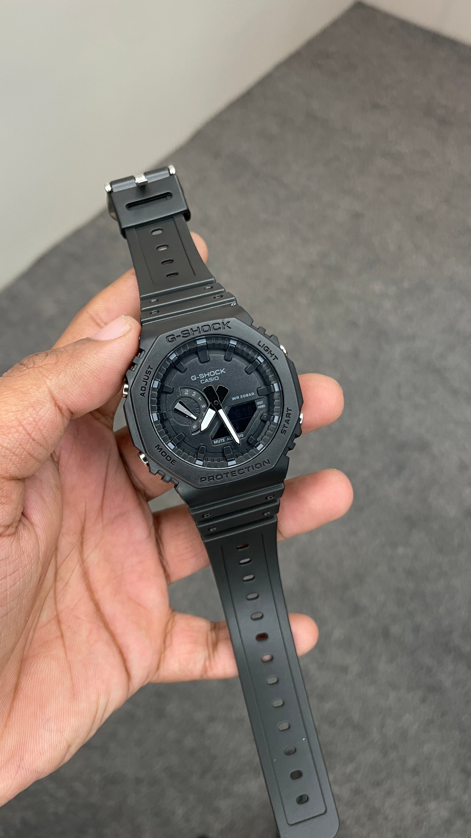 G-SHOCK BBGA-2100 Black Fiber Body