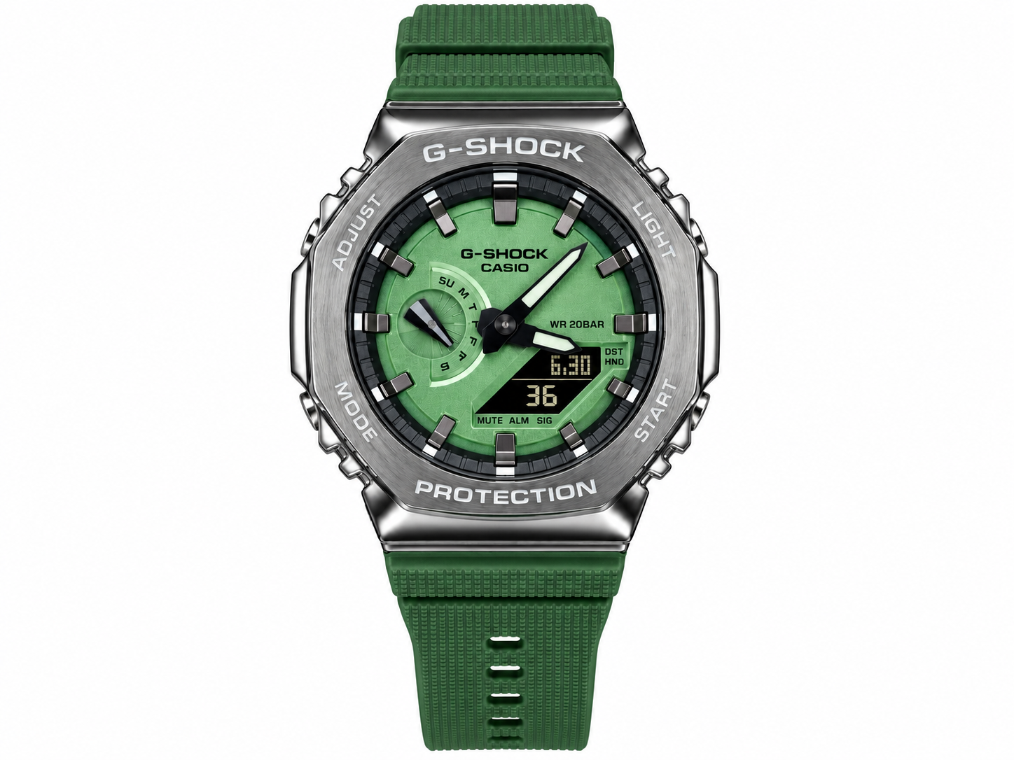 G-SHOCK BBGM-2100 Black Green Metal Body