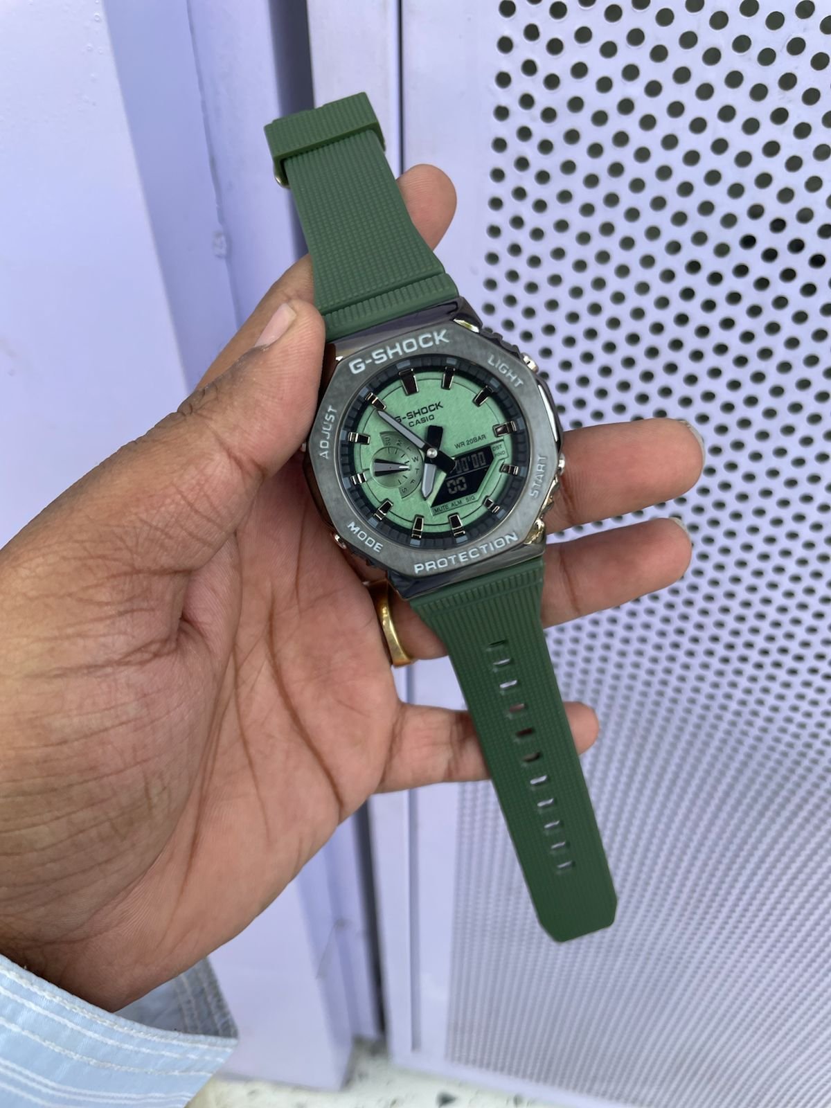 G-SHOCK BBGM-2100 Black Green Metal Body