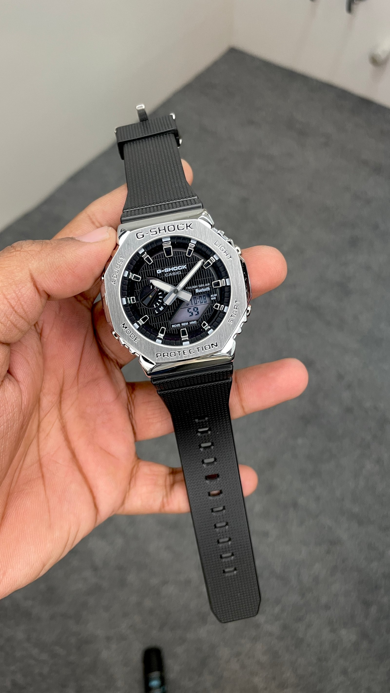 G-SHOCK BBGBM-2100 Silver Black Metal Body