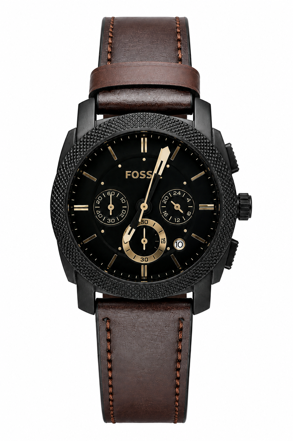 Fosssil Brown Leather Chronograph Working