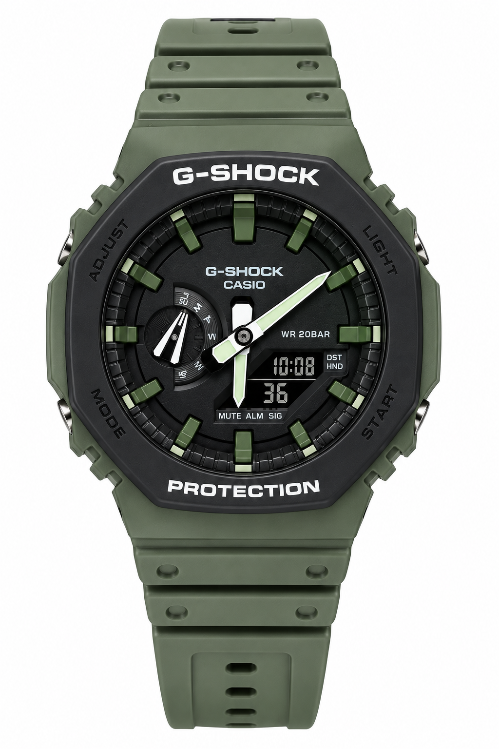 G-SHOCK BBGA-2100 Green Fiber Body