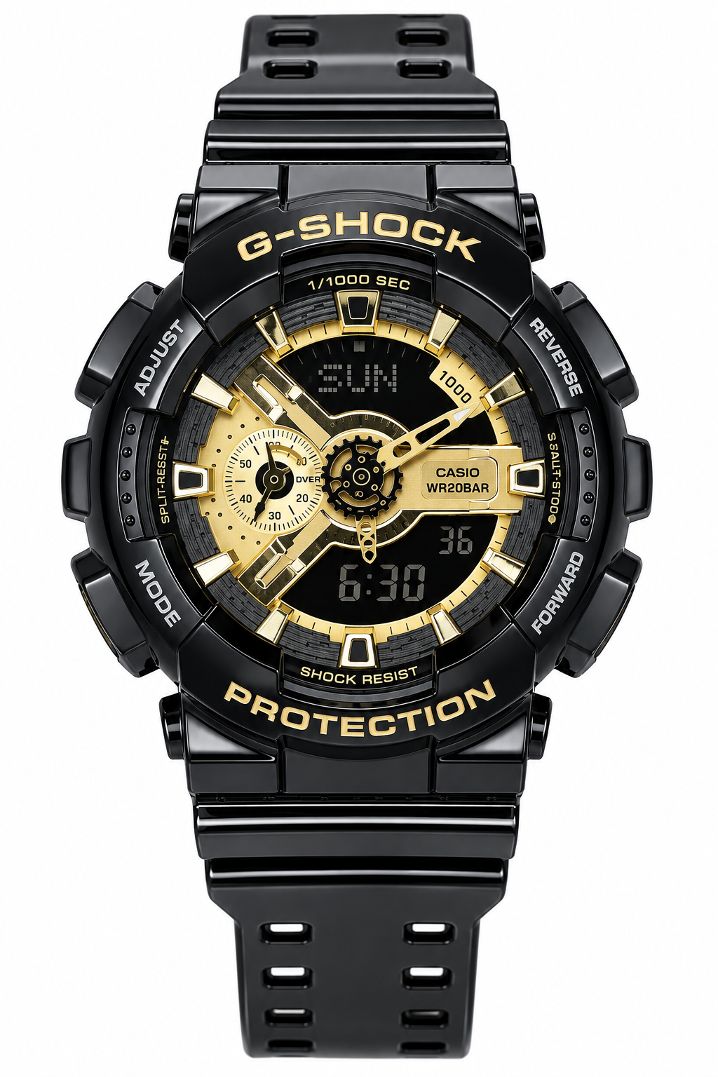 G-SHOCK BBGA-110 Black Gold Fiber Body