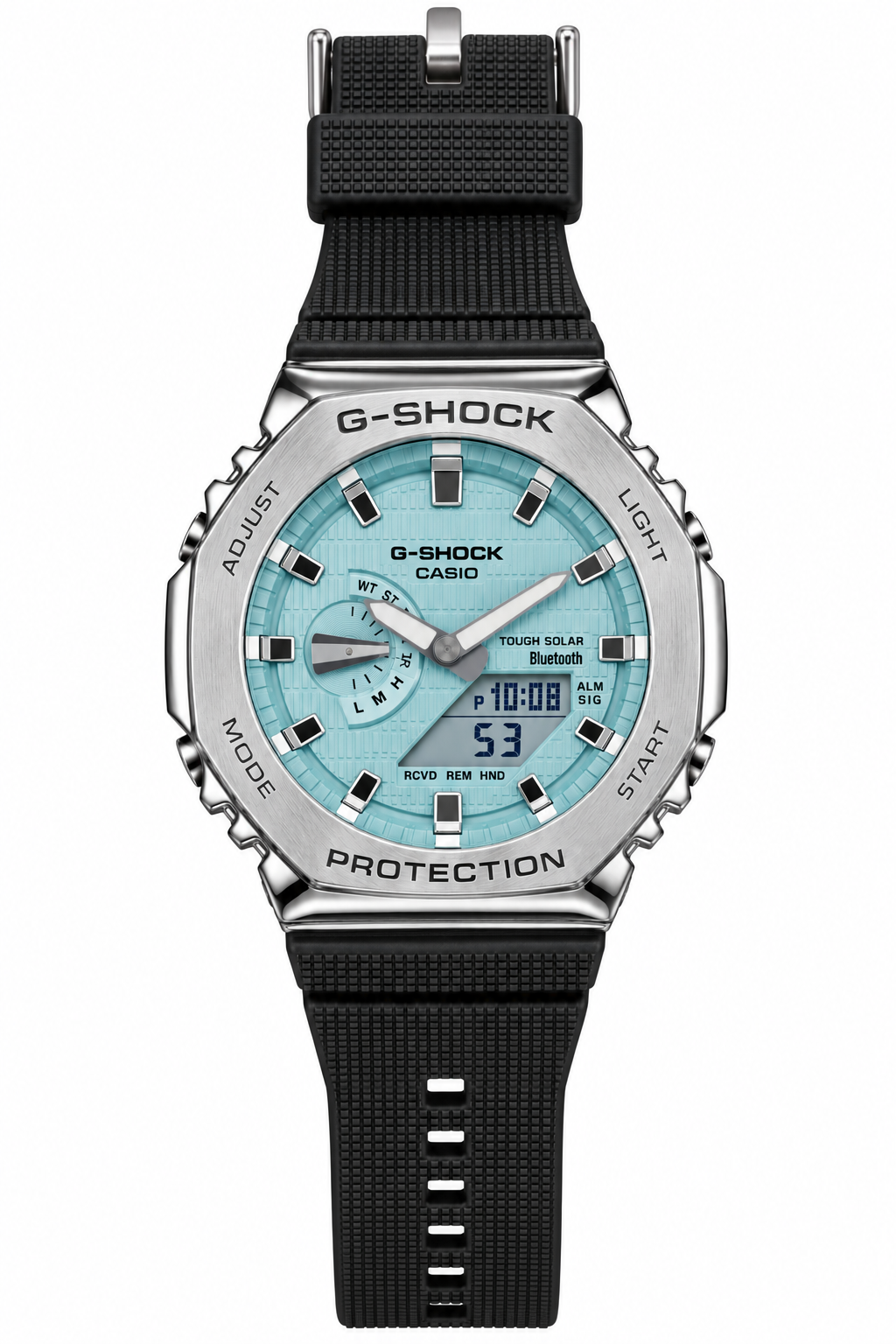 G-SHOCK BBGBM-2100 Silver Tiffany Blue Metal Body